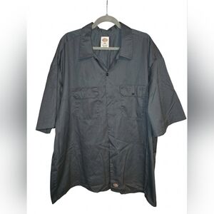 Dickies Men's Grey Mechanic Work Shirt Size 3XL Brand New No Tags